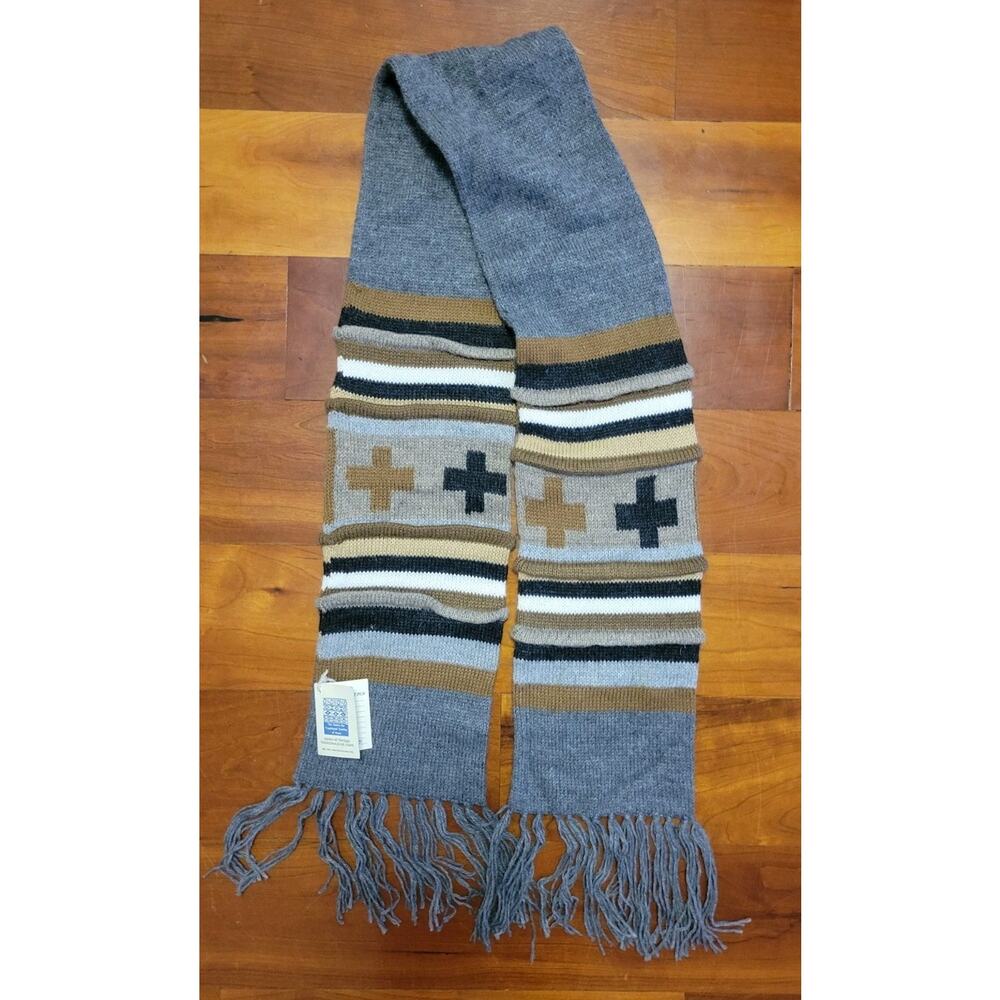 Center For Traditional Textiles Of Cusco Scarf Handwoven With Natural Materials
